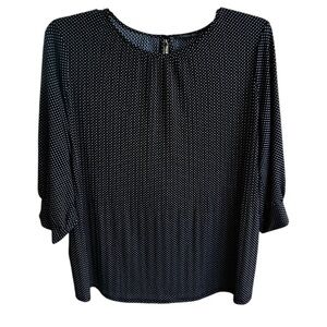 Adrianna Papell Women’s Polkadot Blouse